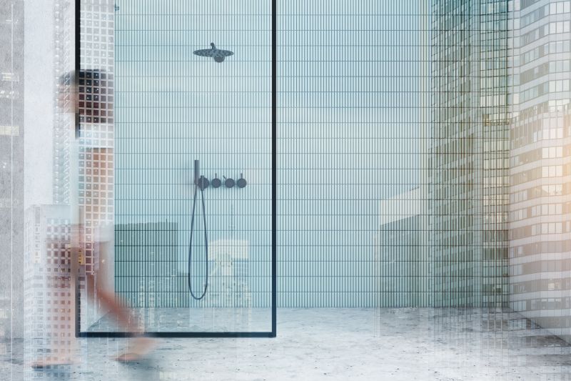 Space-Saving Shower Design